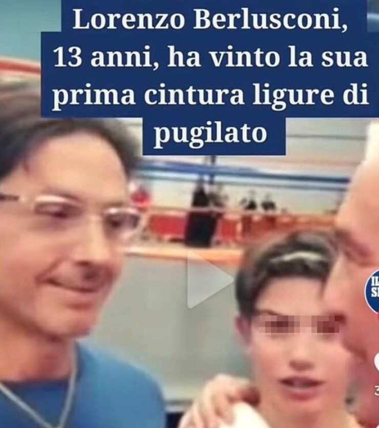 Lorenzo Mattia Berlusconi è cresciuto ed uguale al papà: la foto inedita