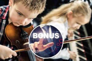 Il Bonus dedicato ai bambini che amano la musica