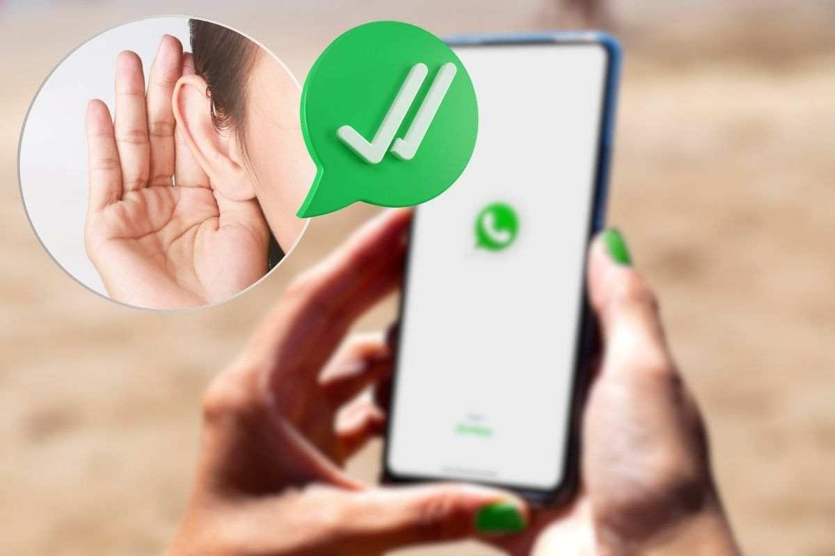 WhatsApp ascoltare audio senza visualizzare