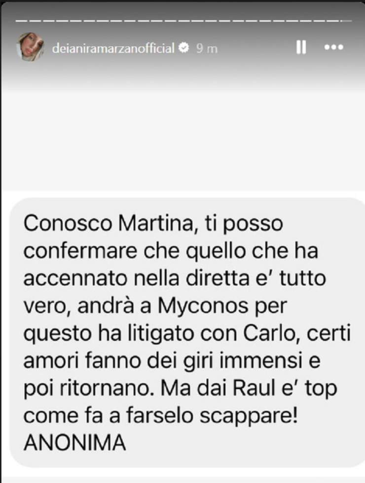 Martina e Raul insieme dopo Temptation